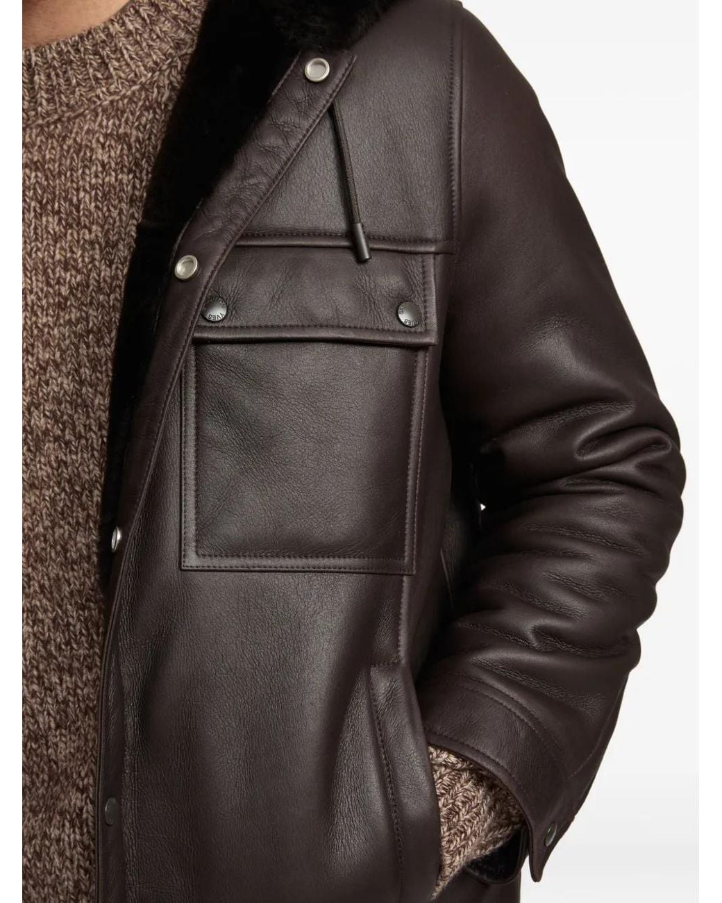 Chaqueta Con Capucha Yves Salomon de hombre de color Black