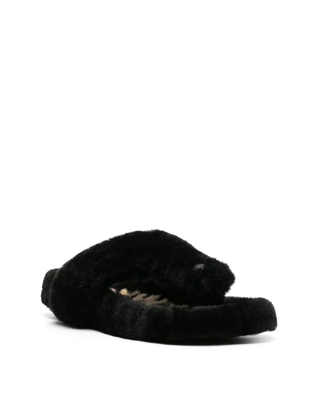 Loewe Black Toe-Post Sandals