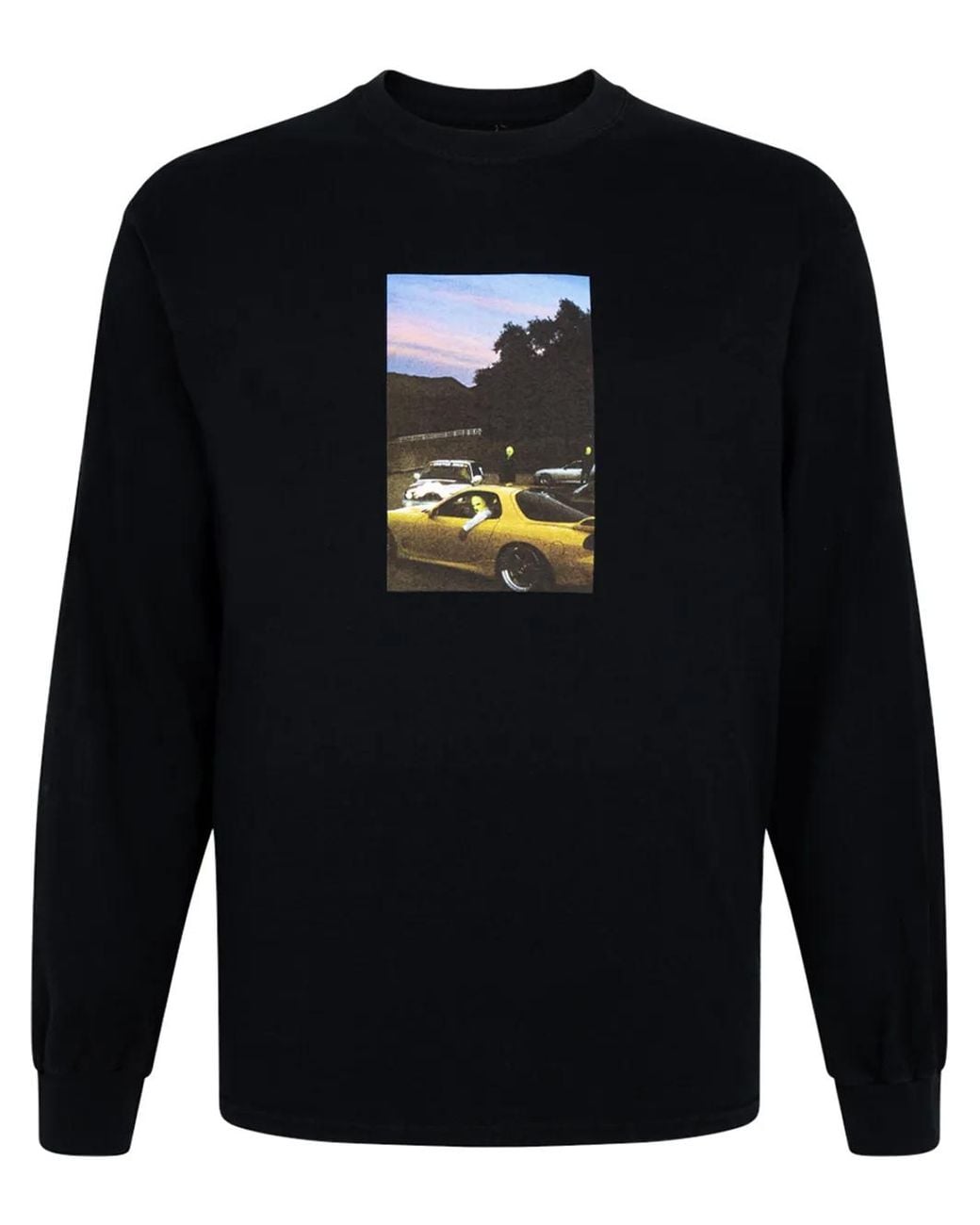 Travis Scott Blue Jackboys Photo Long-Sleeve T-Shirt for men