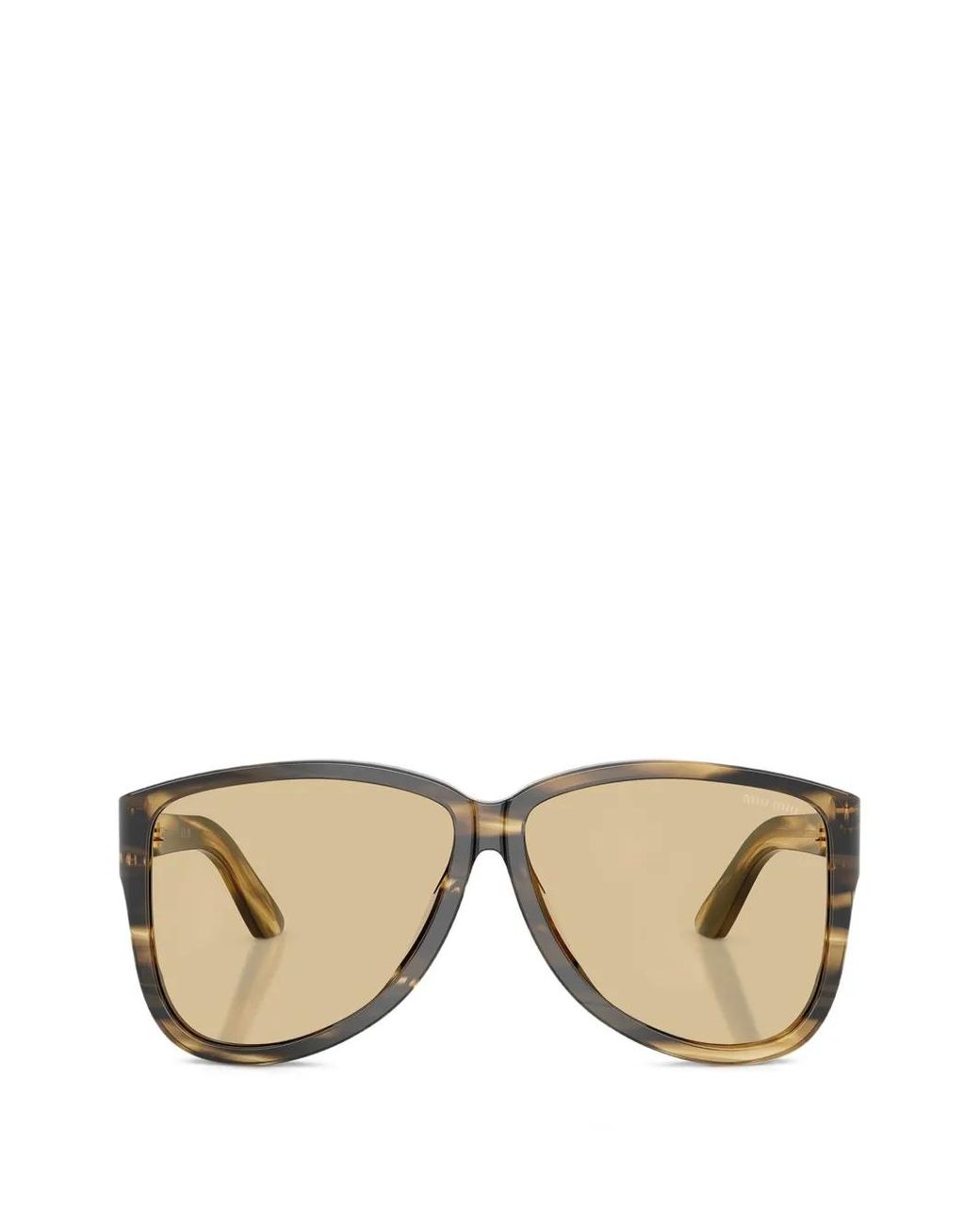 Miu Miu Natural Pilot-Frame Sunglasses