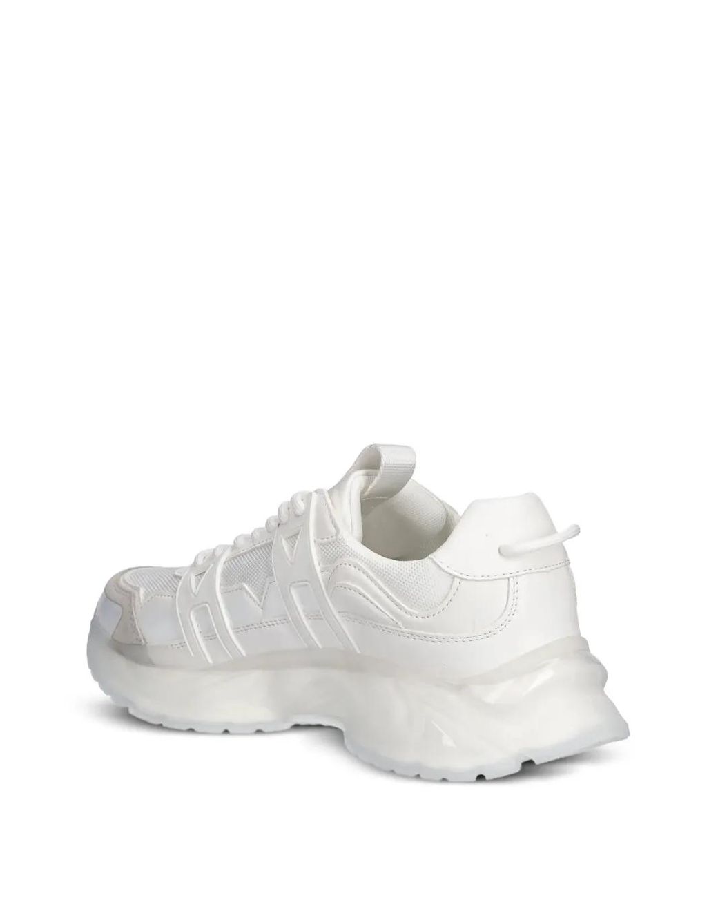 Guess White Belluno Panelled Sneakers for men