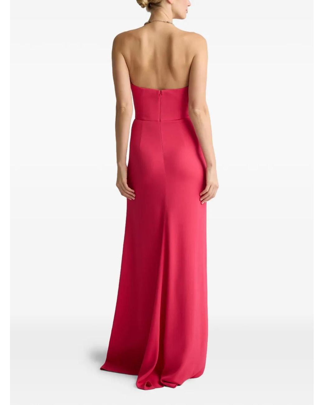 St. John Pink Halter Neck Gown