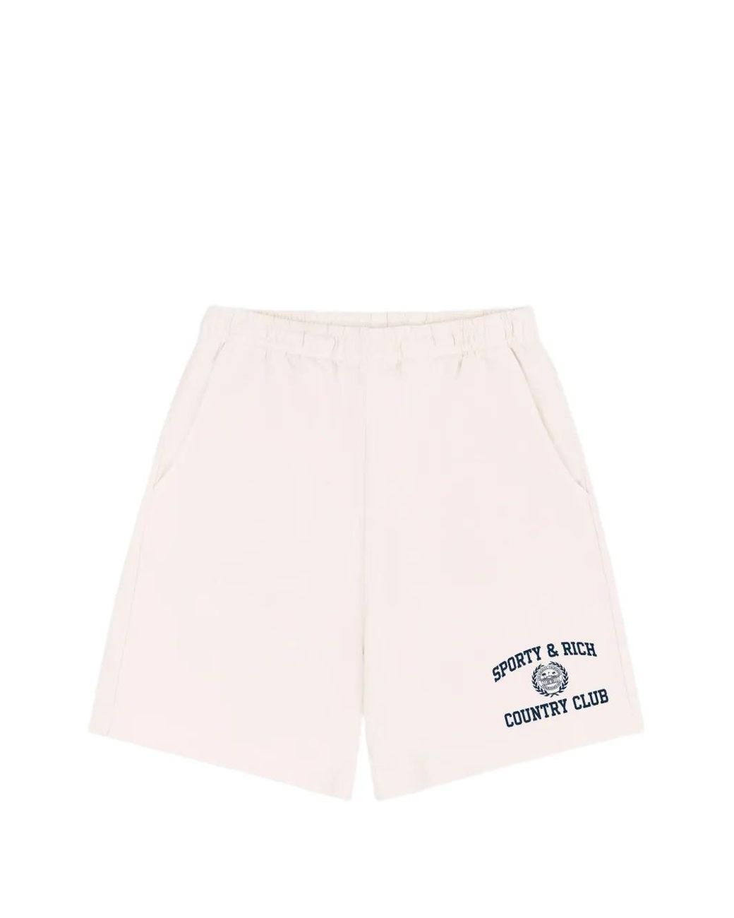 Sporty & Rich Pink Varsity Crest Shorts