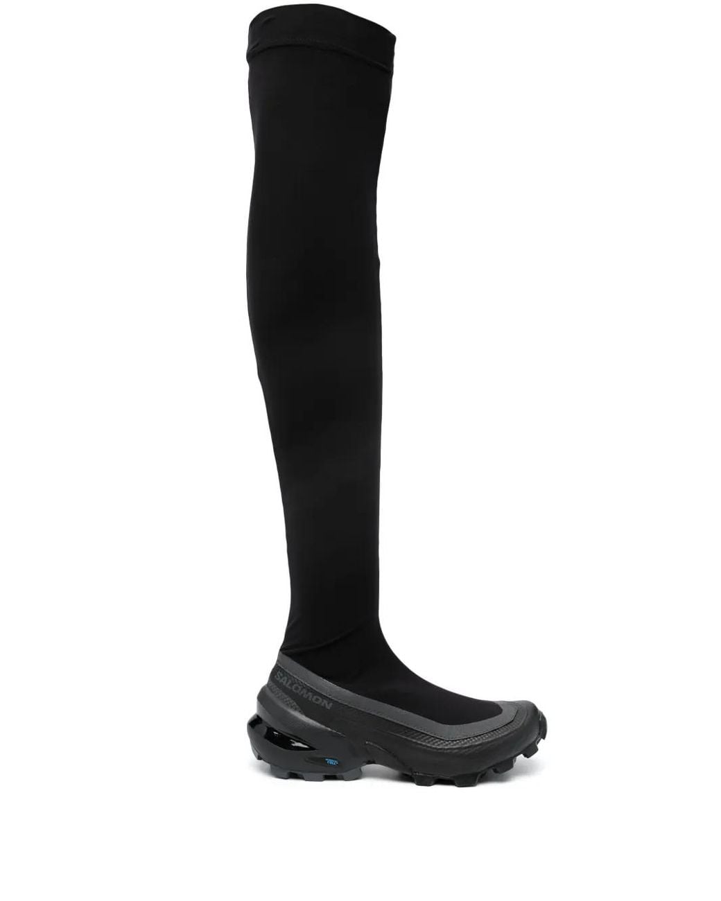 MM6 MAISON MARGIELA X SALOMON Black Thigh-Length Chunky Boots