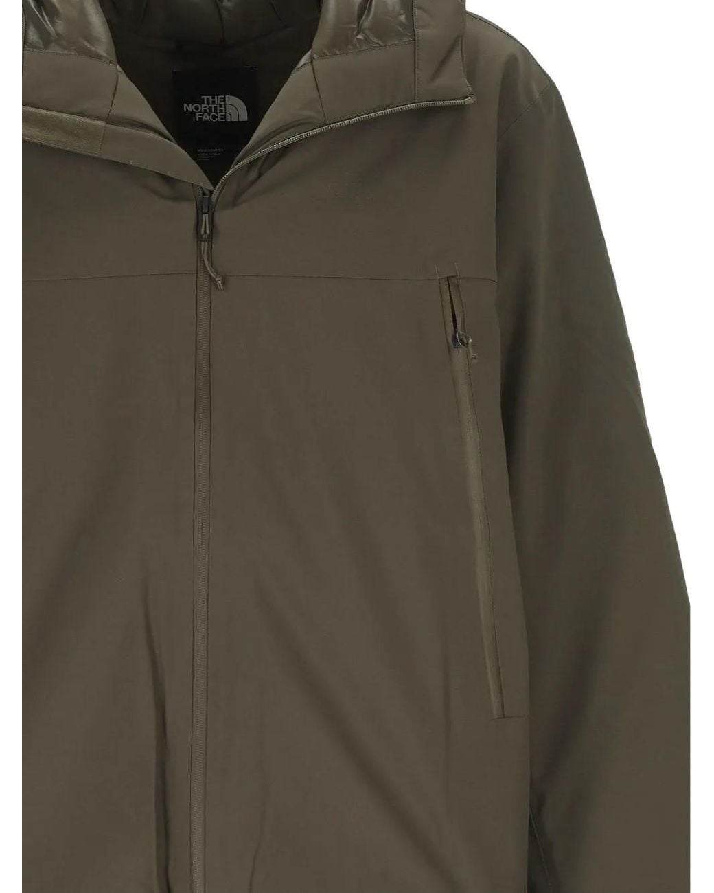The North Face Green Zip Hooded Jacket for men