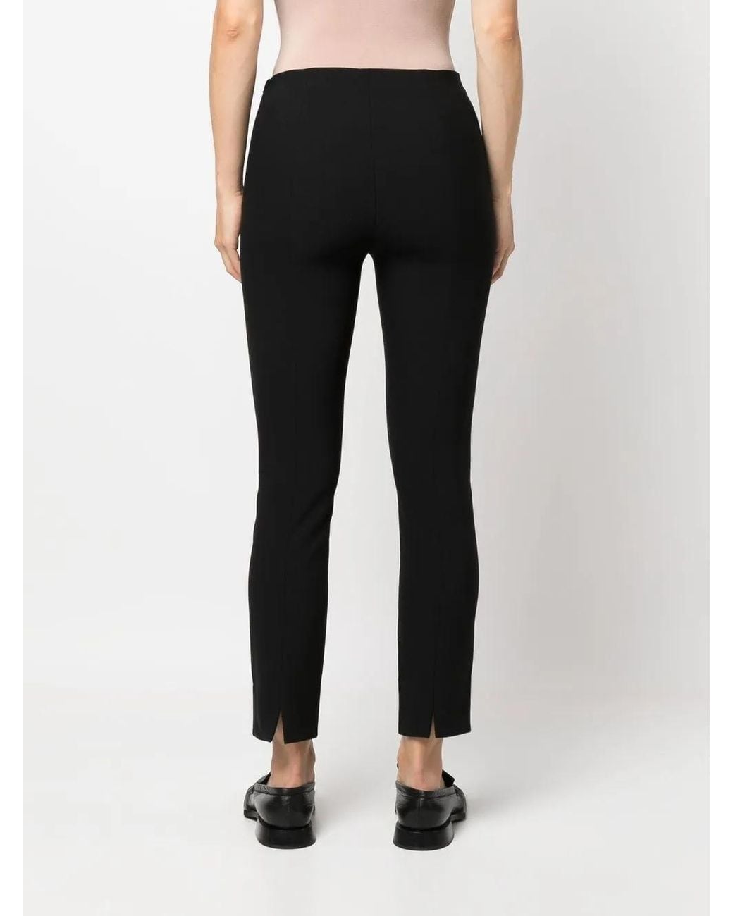 Vince Black Slim-Fit Pull-On Trousers