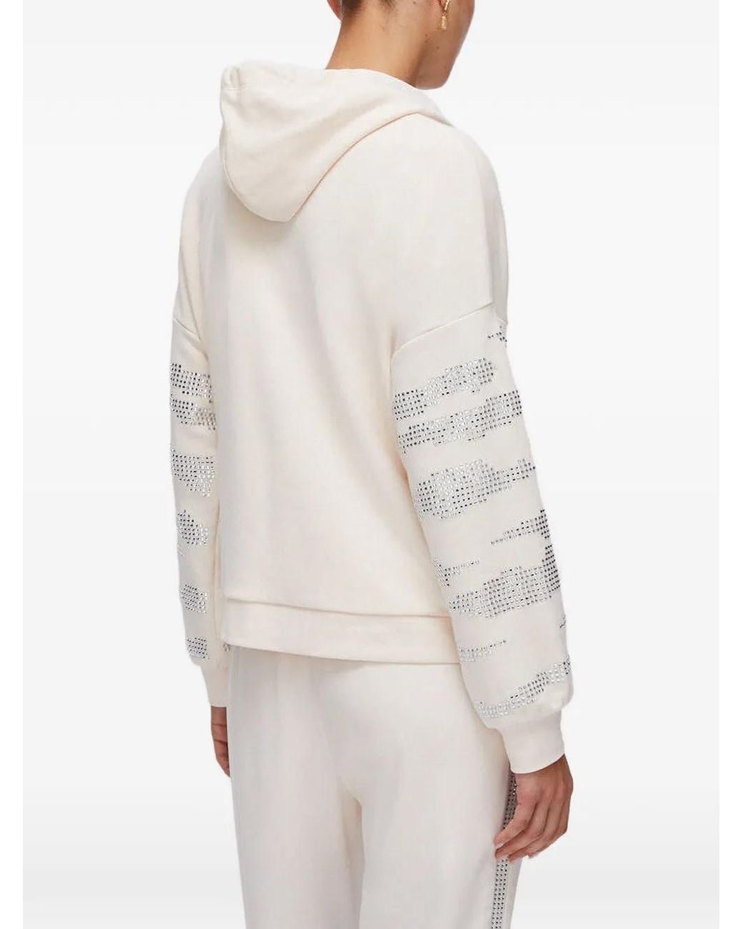 Liu Jo Natural Zip-Up Hoodie