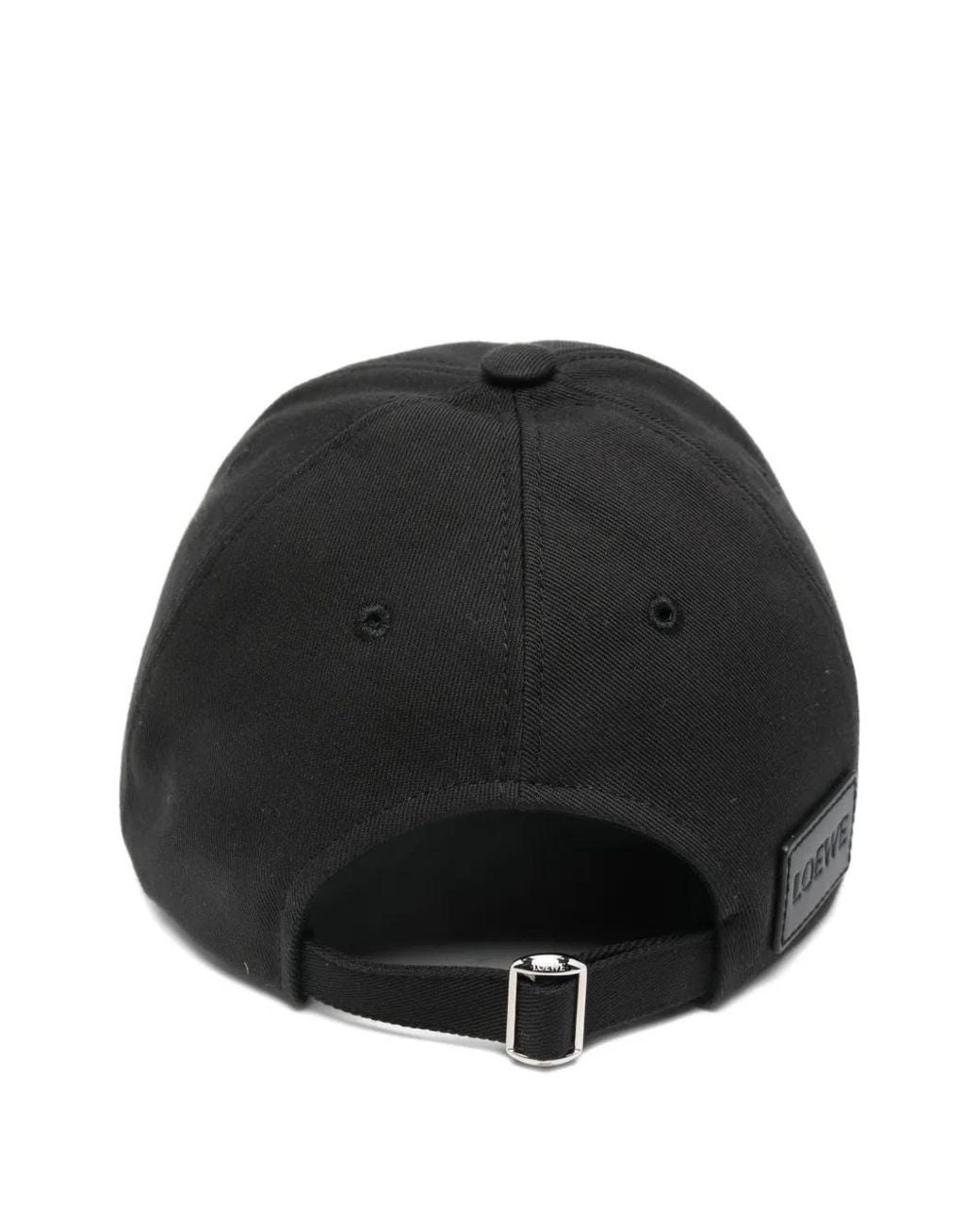 Loewe Black Baseball Hat With Logo