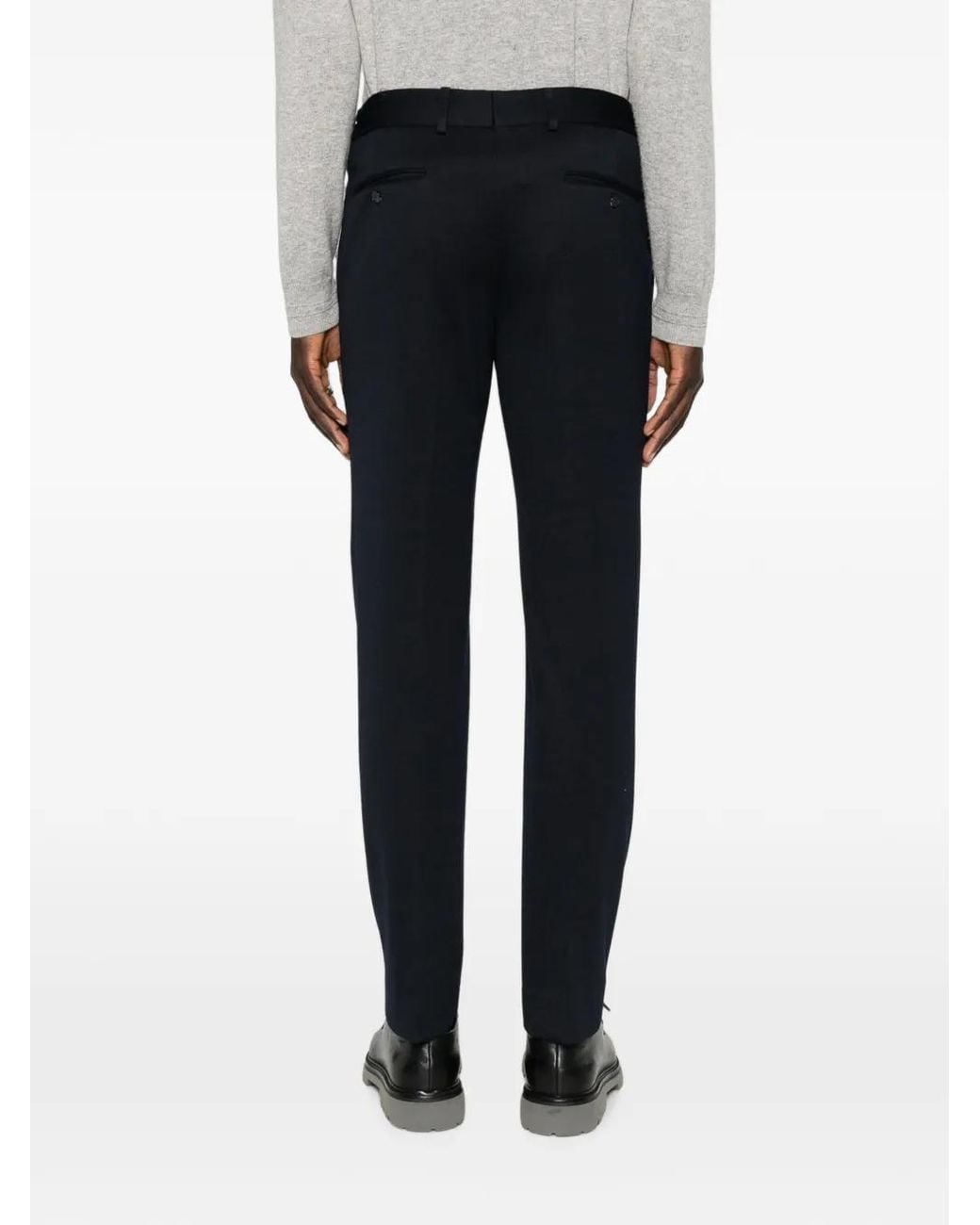 Karl Lagerfeld Black Crown Trousers for men