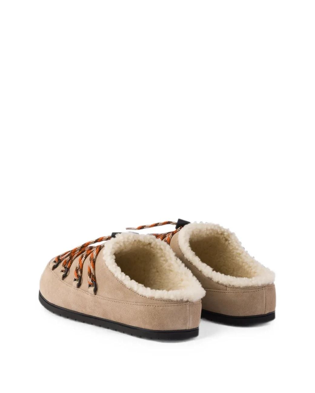 Prada Brown Suede Mules