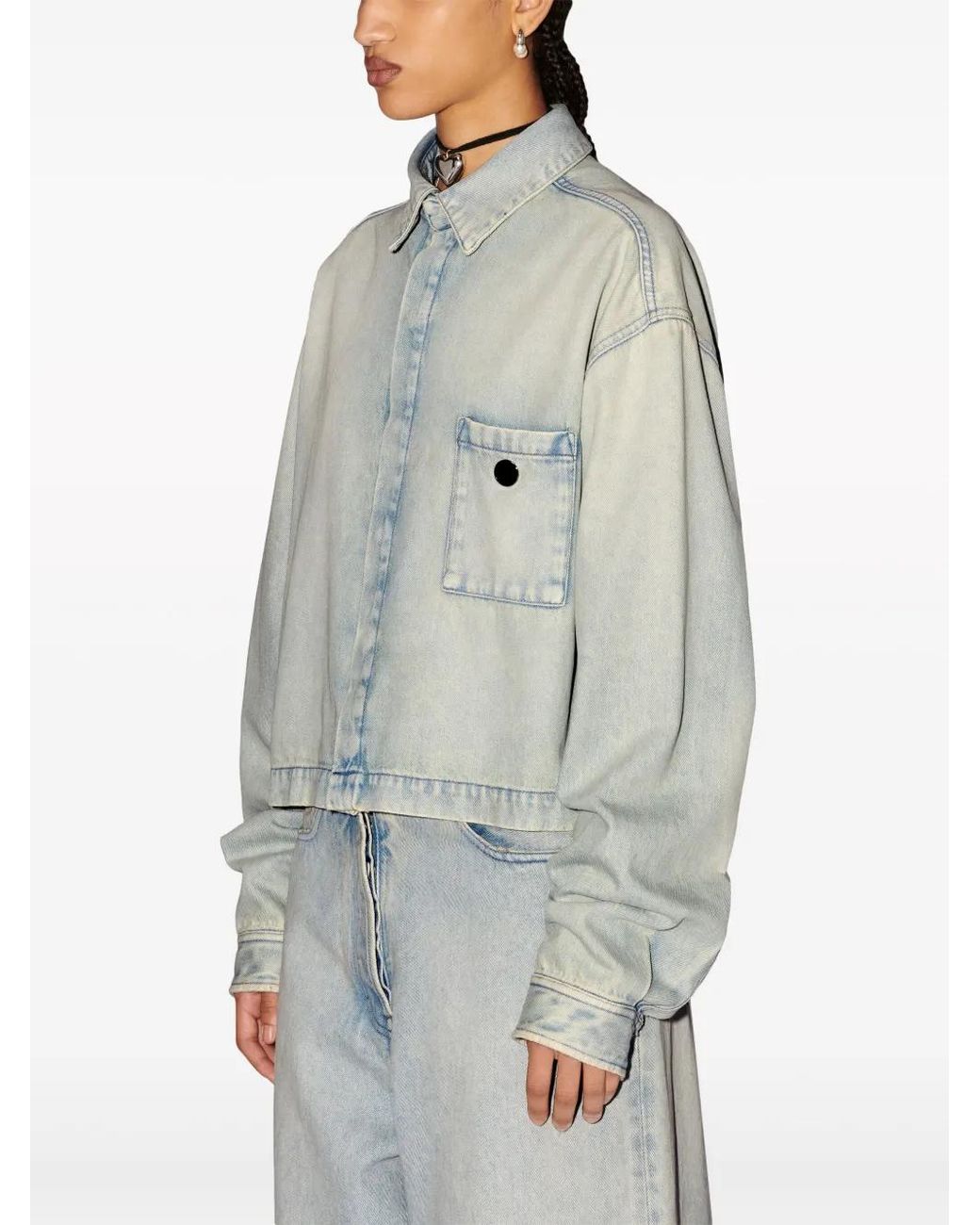 Ambush Spijkerjack Met Logopatch in het Blue