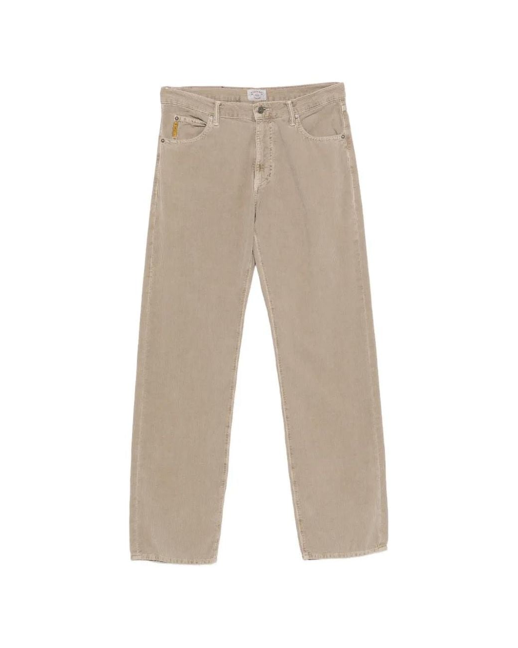 Emporio Armani White Corduroy Jeans for men