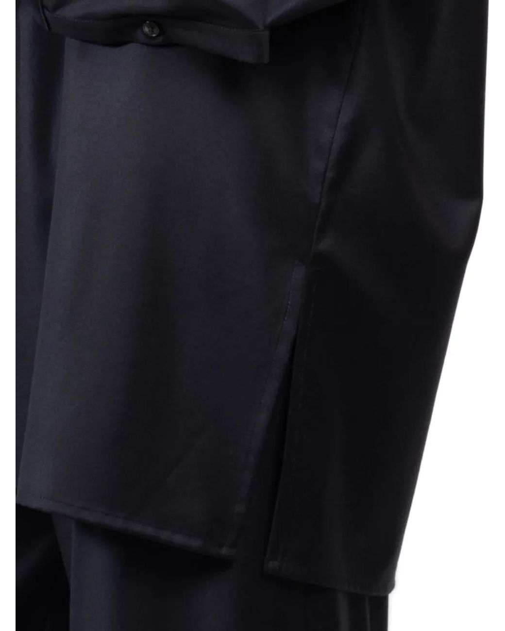 Dusan Blue Buttoned Oversized Shirt