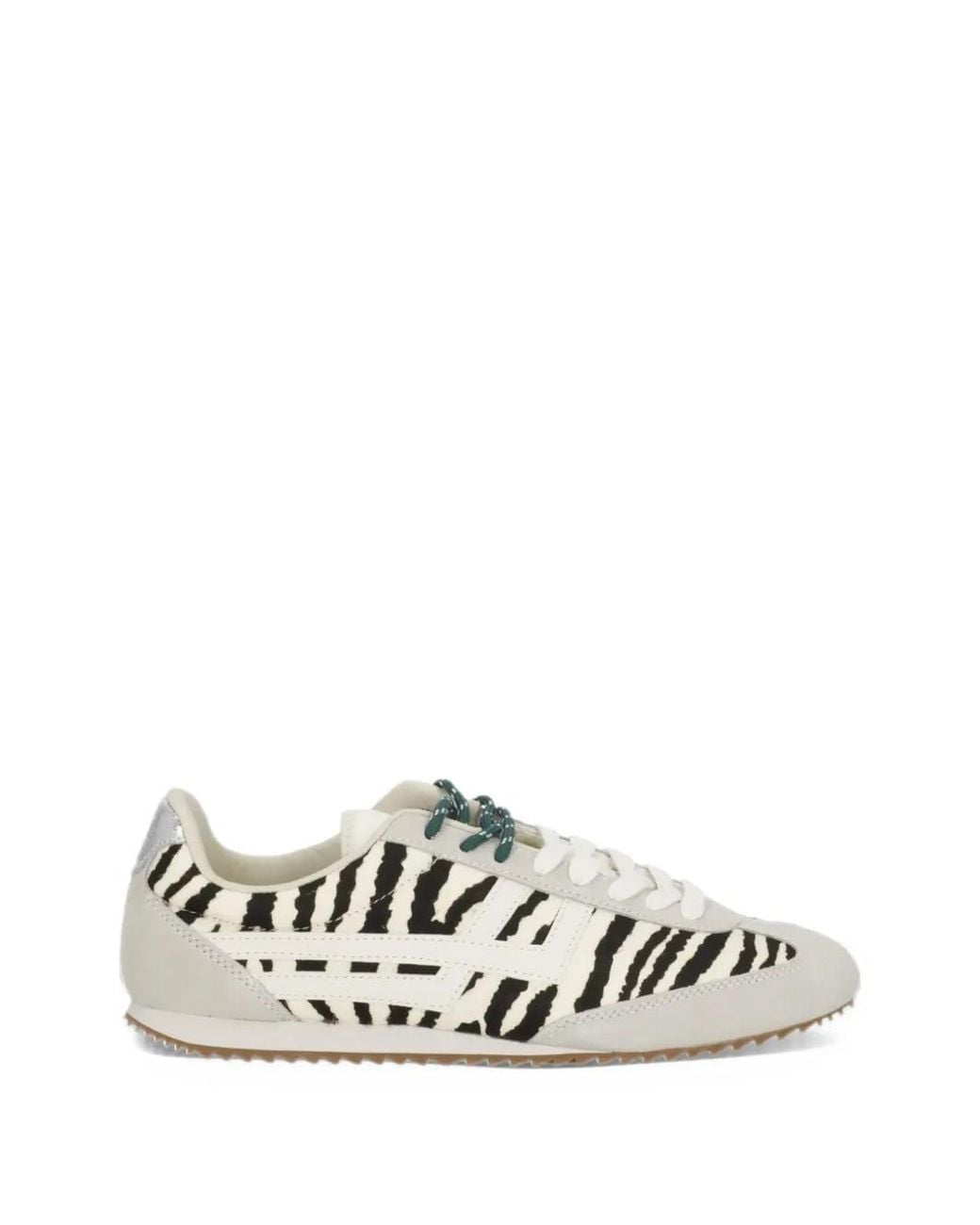 Pro Keds White Racer 77 Zebra-Print Sneakers