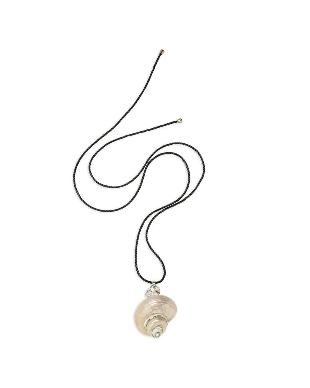 Jennifer Behr Metallic Collier Liora À Pendentif Coquillage