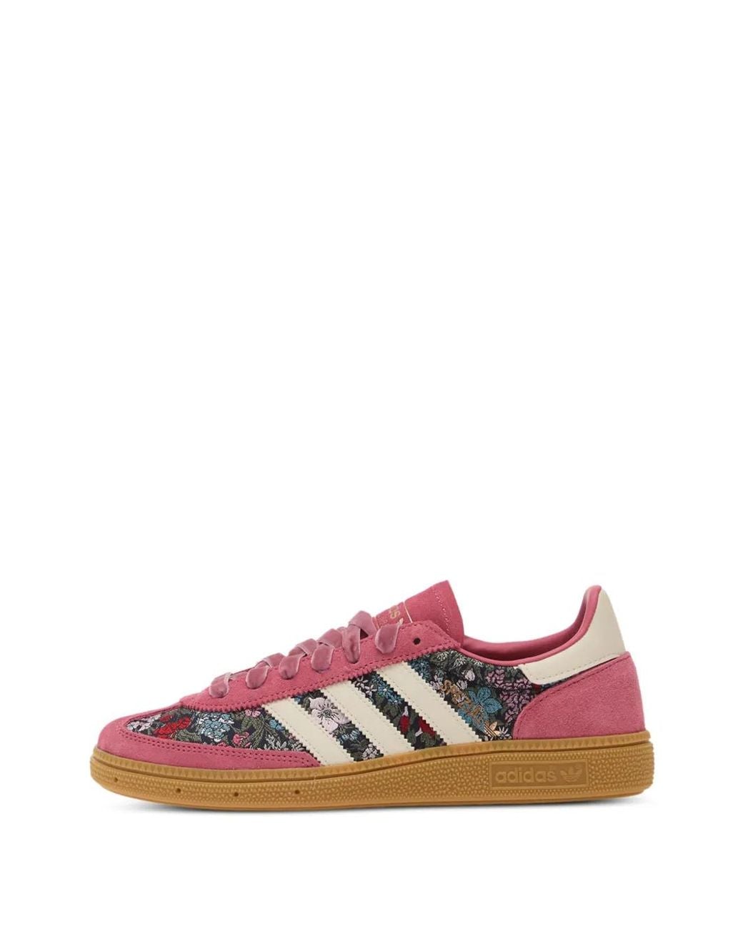 Adidas Originals Pink X Liberty London Handball Spezial Floral-Print Low-Top Sneakers