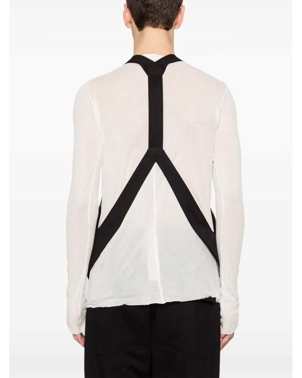 Rick Owens Black Temple Bauhaus Vest Heavy Poplin for men