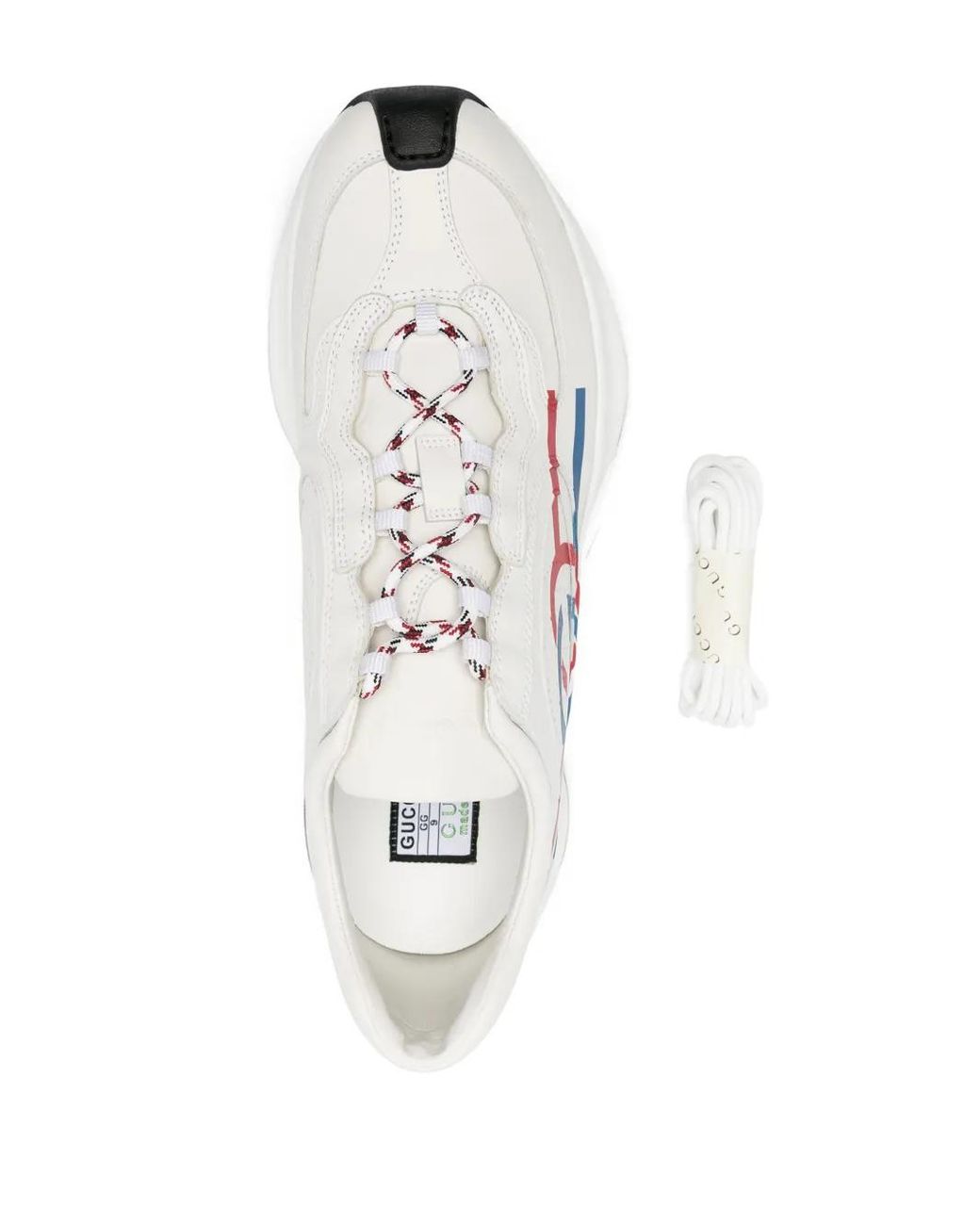 Sneaker Run di Gucci in White da Uomo