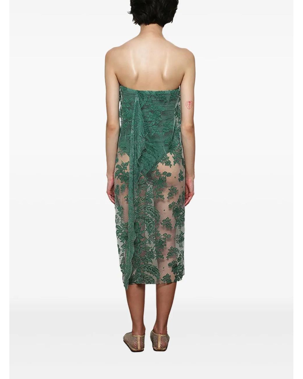 christopher esber verve lace floating silk dress CHRISTOPHER ESBER