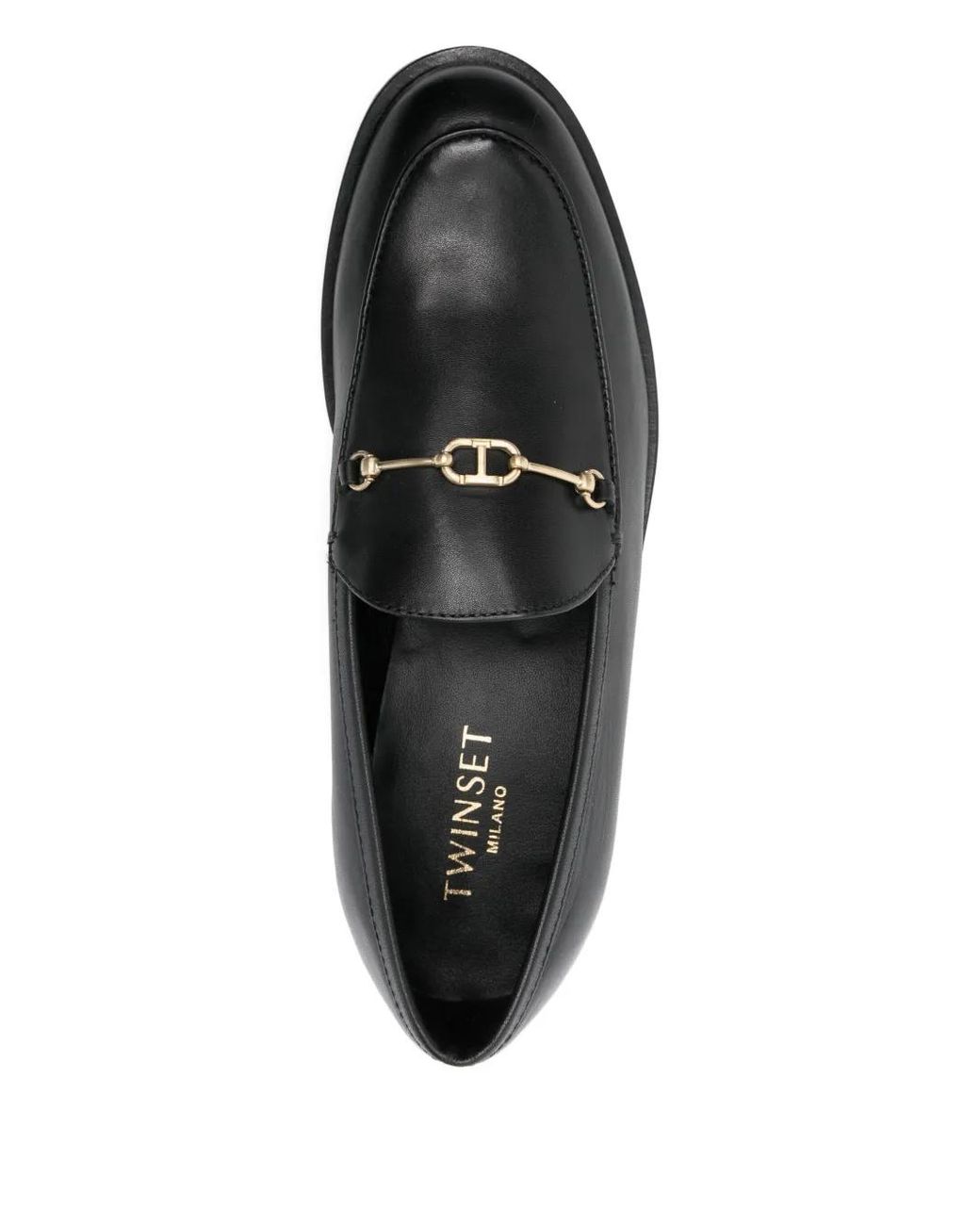 Twinset Gray Horsebit Loafers