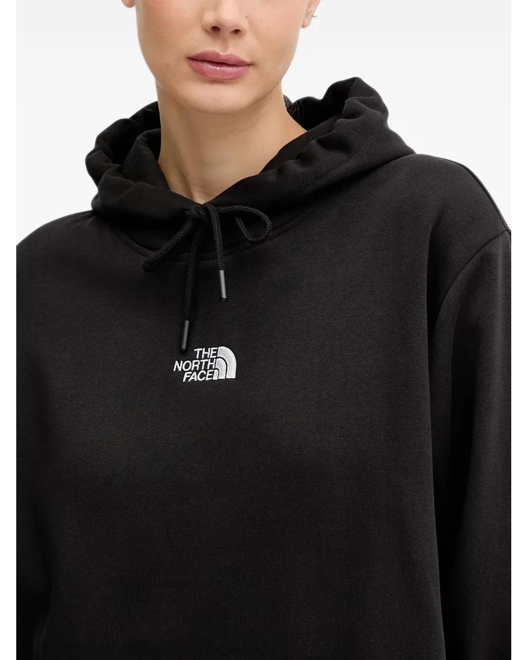 The North Face Black Essential Relaxed Hooded Mini Dress