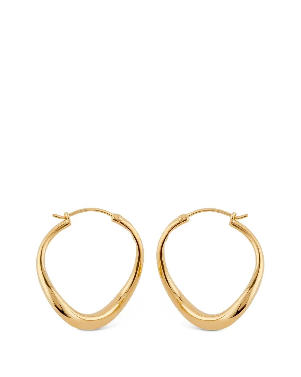 Dinny Hall Metallic Small Wave Earrings