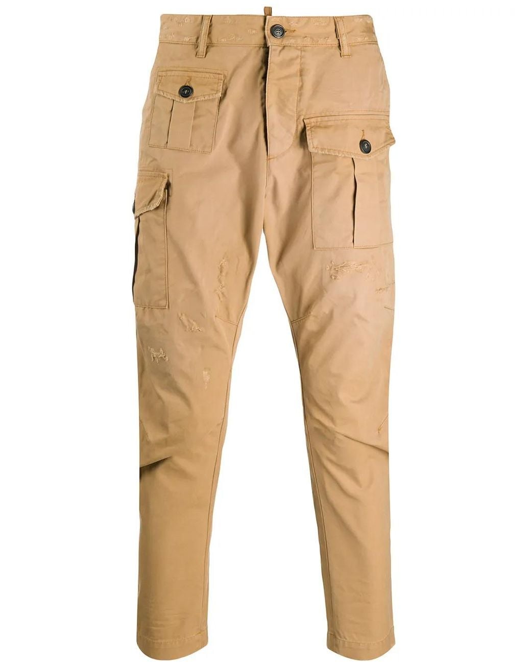 DSquared² Natural Cargo Chinos Beige for men