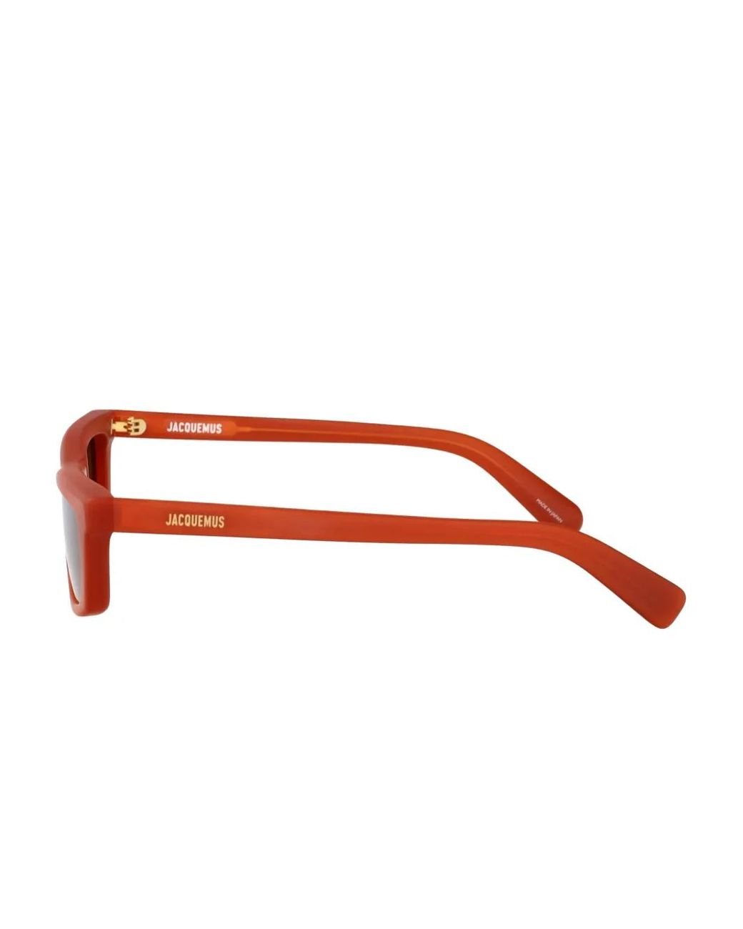 Jacquemus Brown Lunettes De Soleil À Monture Rectangulaire