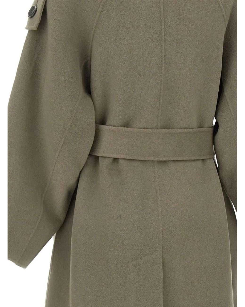 IRO Natural Belted Button-Front Coat
