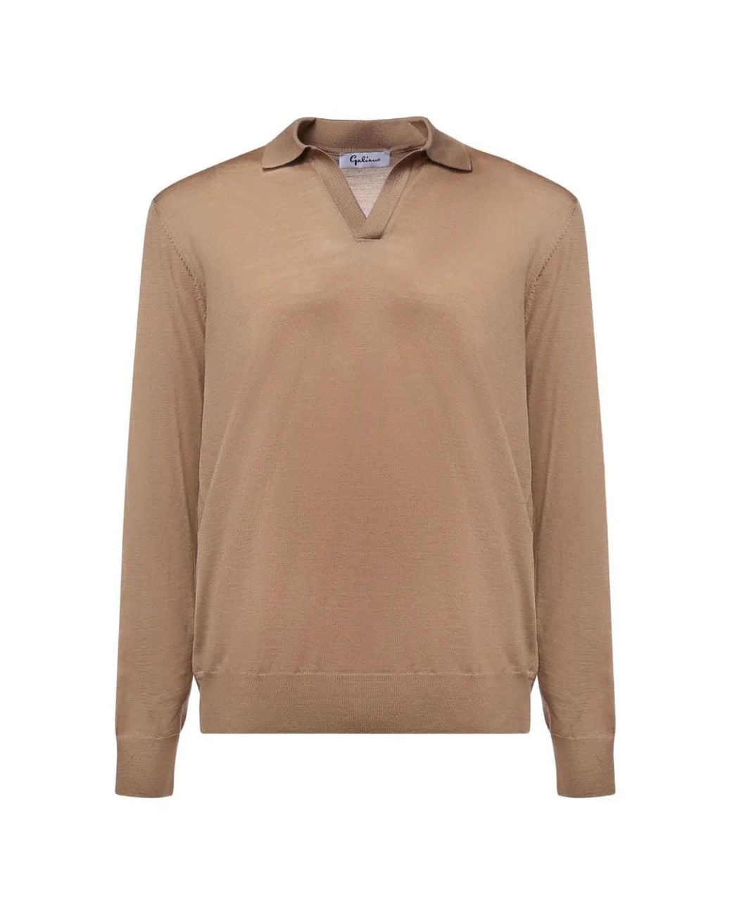 Galiana Natural Wool Fine-Knit Top for men