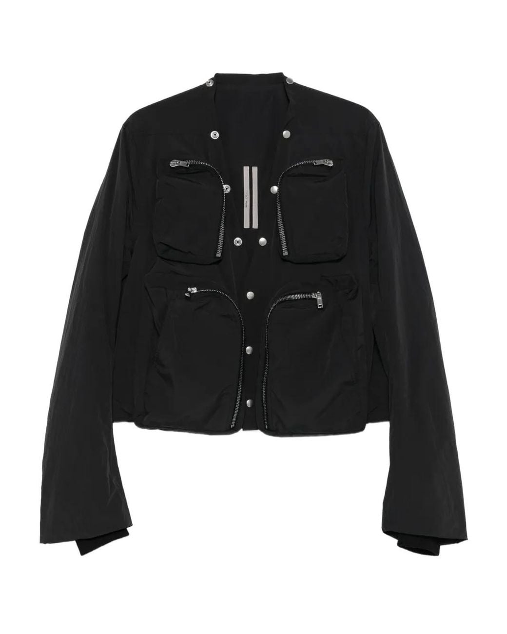 Rick Owens Black Multi-Pocket Jacket for men