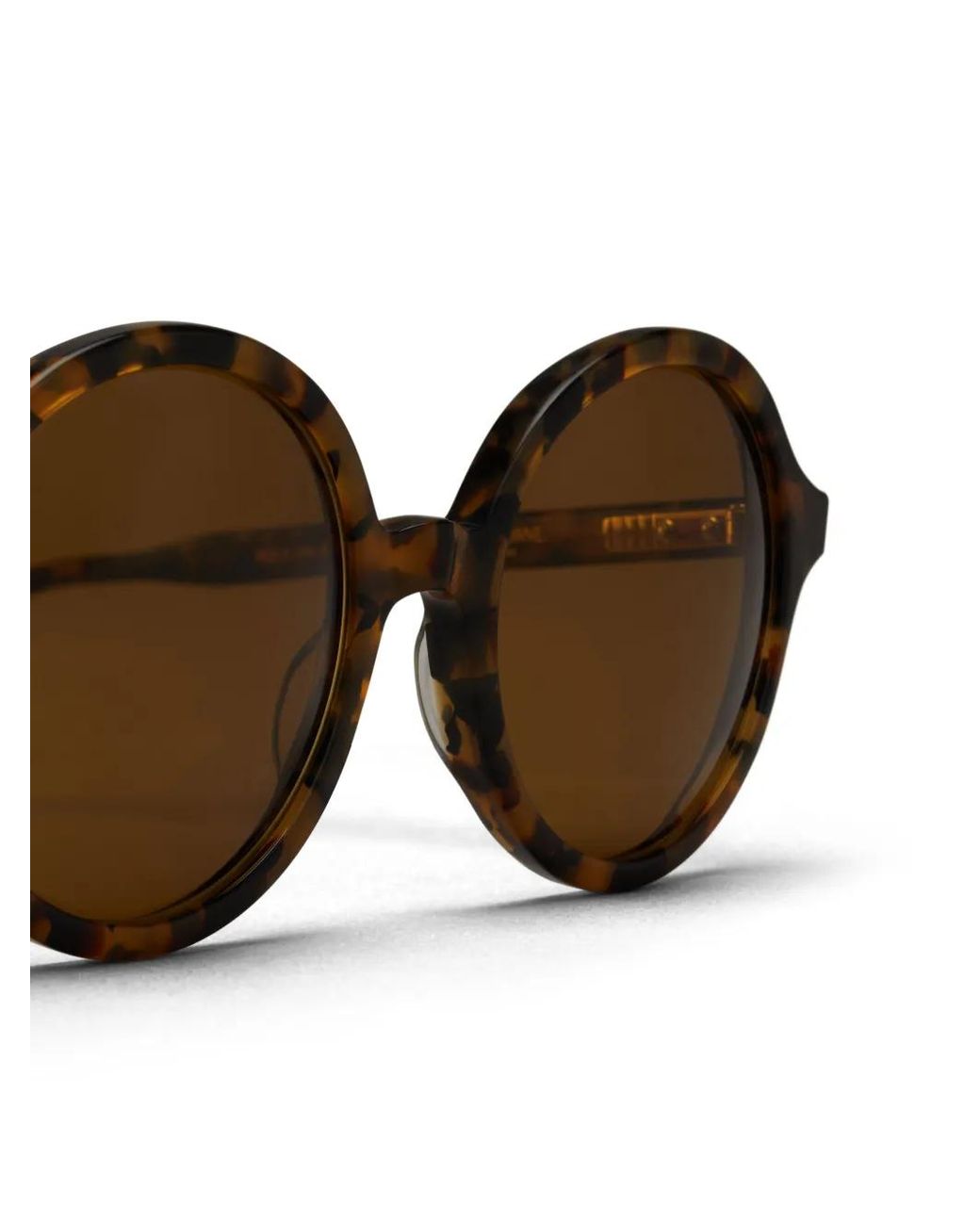 Thom Browne Brown Tortoiseshell Round-Frame Sunglasses