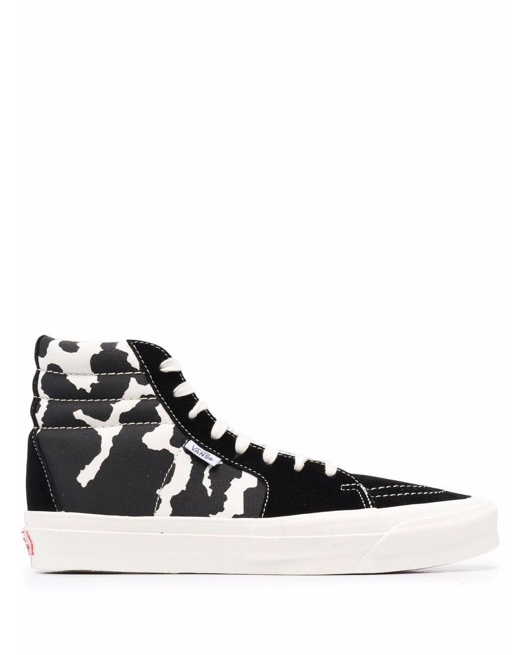 cow print platform vans