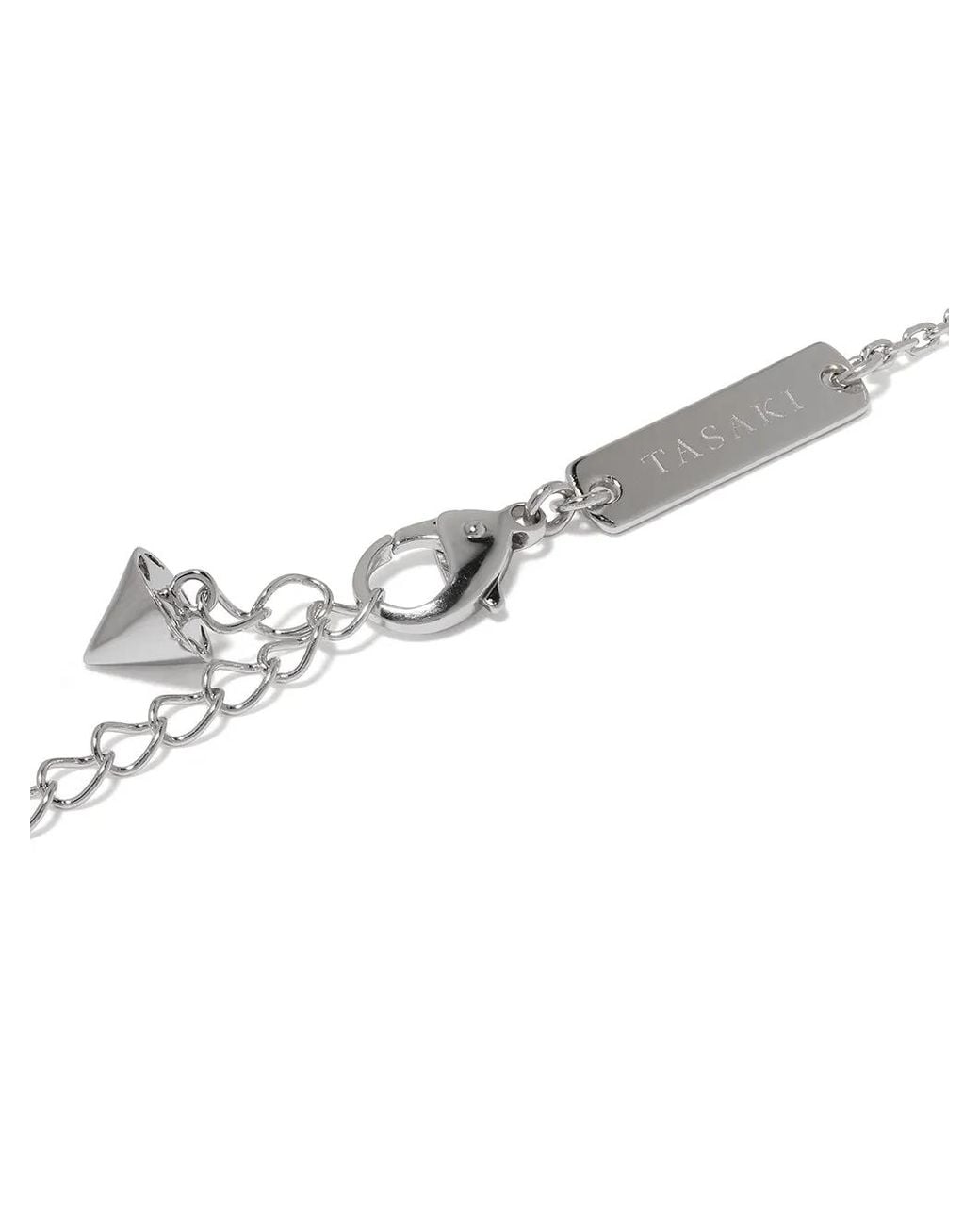 Tasaki White 18Kt Collection Line Balance Neo Diamond Pave Pendant