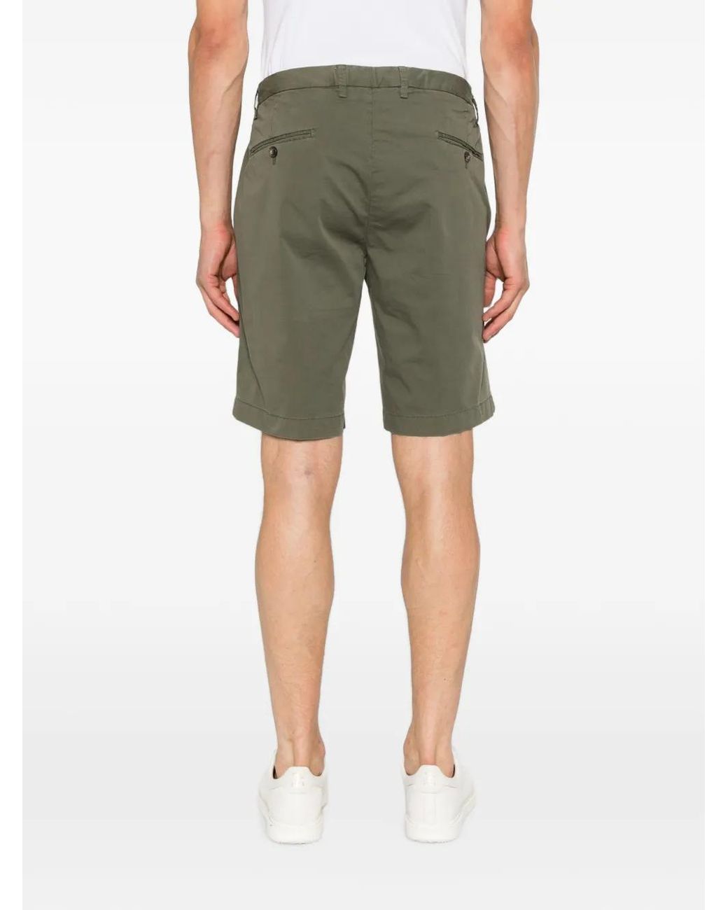 Briglia 1949 Green Malibu Drawstring-Waist Cotton Shorts for men