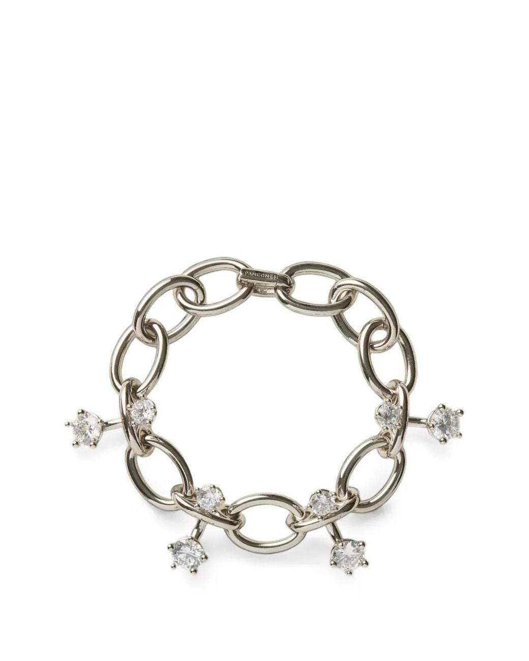 Panconesi Metallic Diamanti Zircon Chain Bracelet