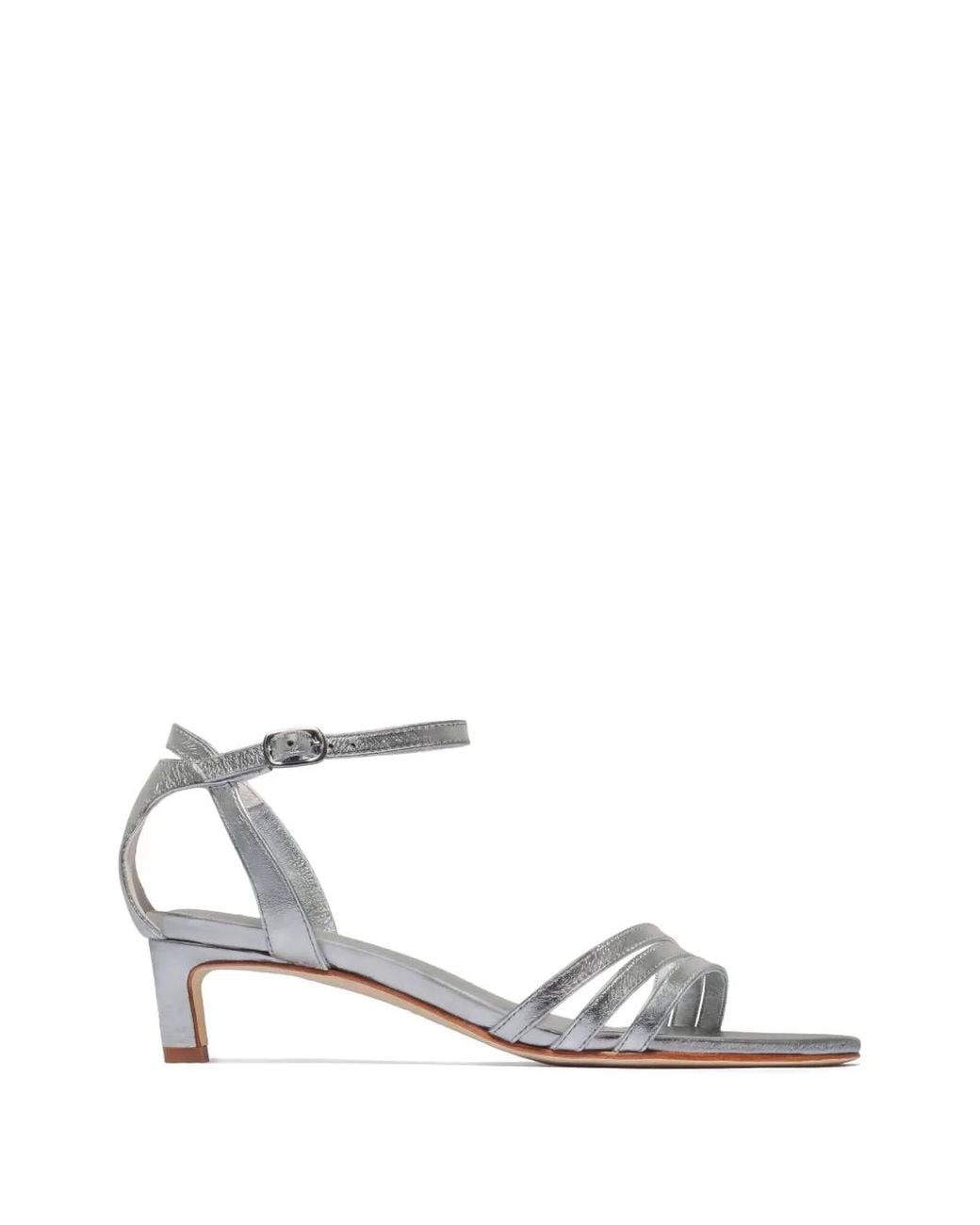 Bernardo White Lima Strappy Heeled Sandals