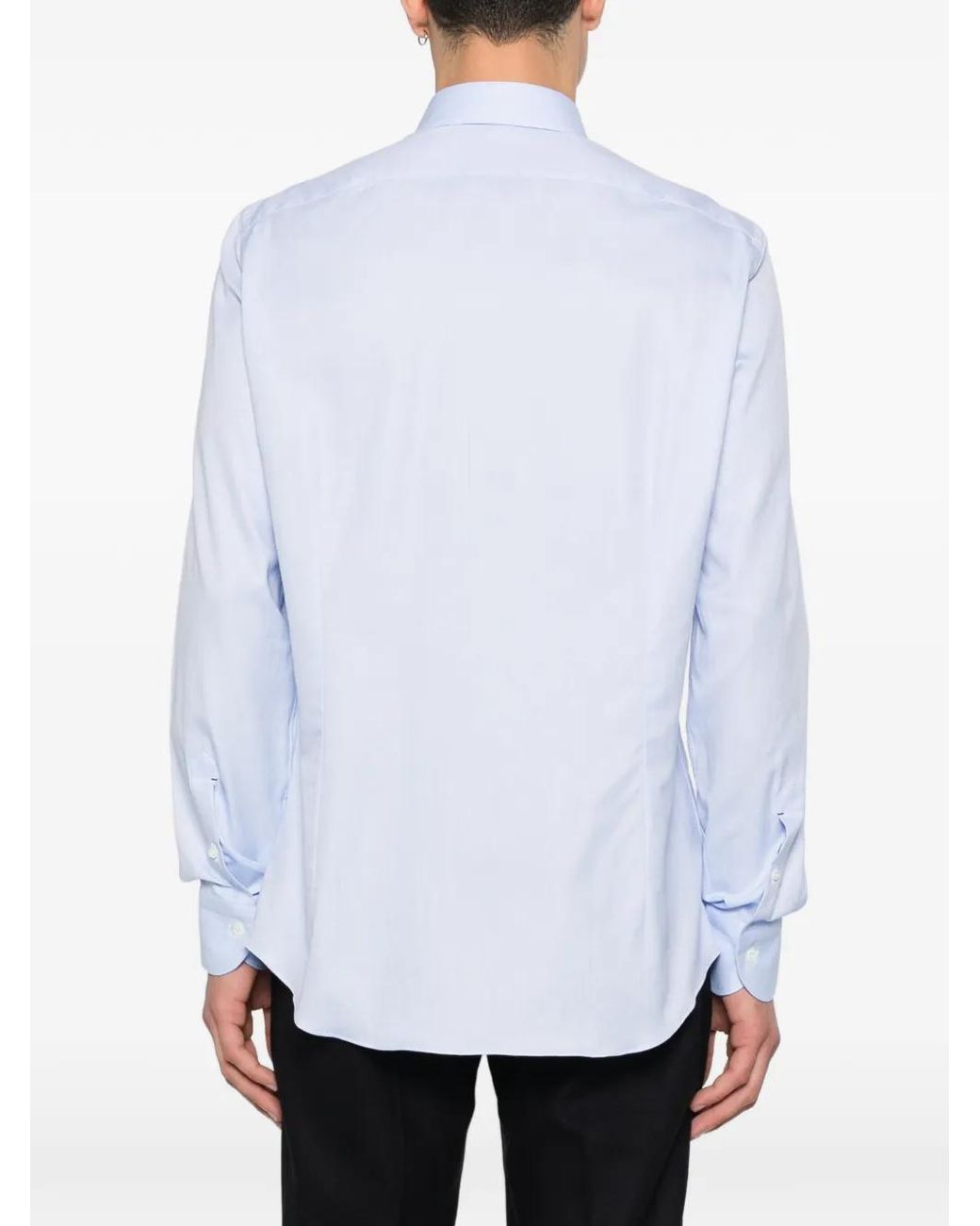 Mazzarelli White Buttoned Shirt for men