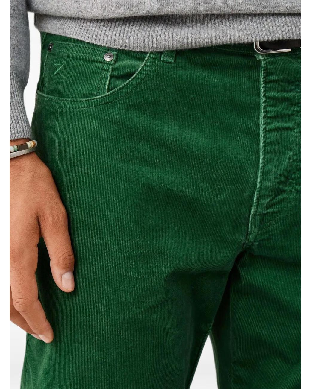 Hackett Green Trinity Corduroy Trousers for men