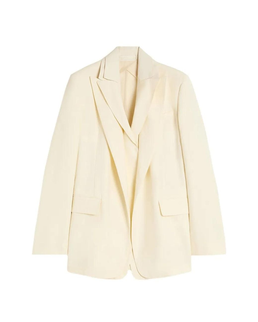 Sportmax Natural Flap-Pocket Blazer