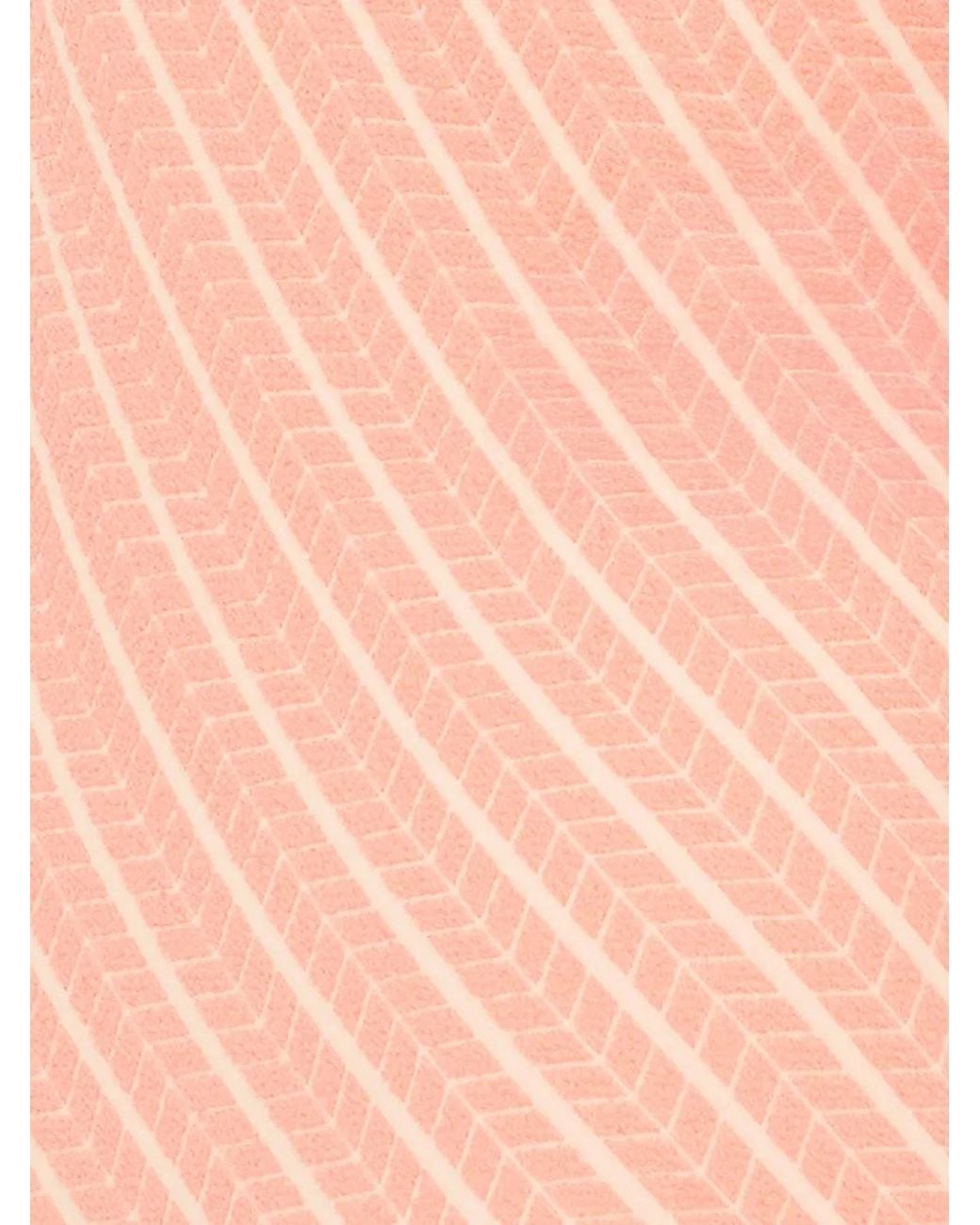 Eres Pink Poolside Stripe Mini Skirt