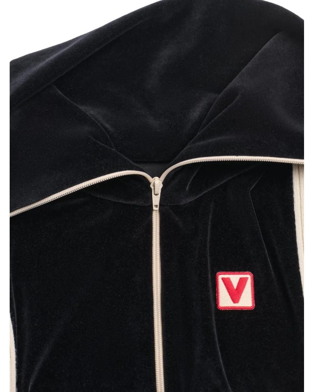 Valentino Garavani Black Chez-Patch Sweatshirt for men