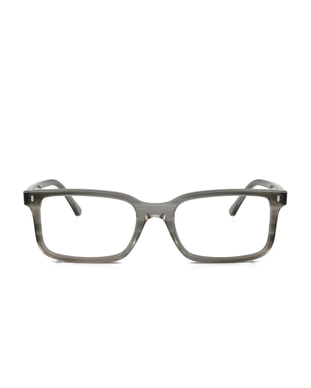 Ray-Ban Gray Brille Mit Eckigem Gestell