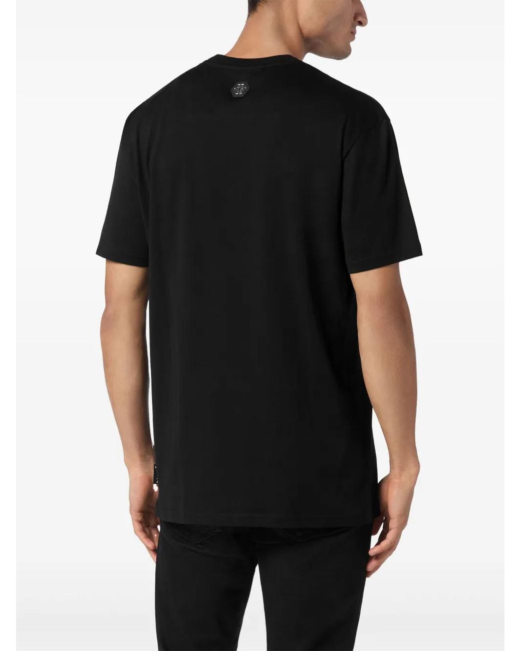 Philipp Plein Black Cars Racing T-Shirt for men