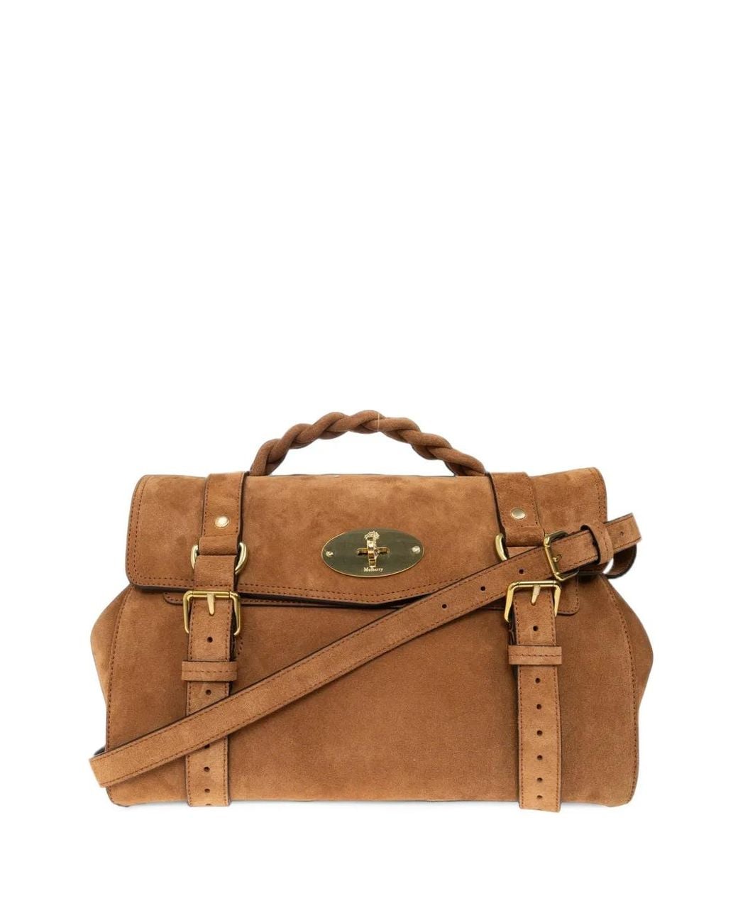 Mulberry Brown Alexa Tote Bag