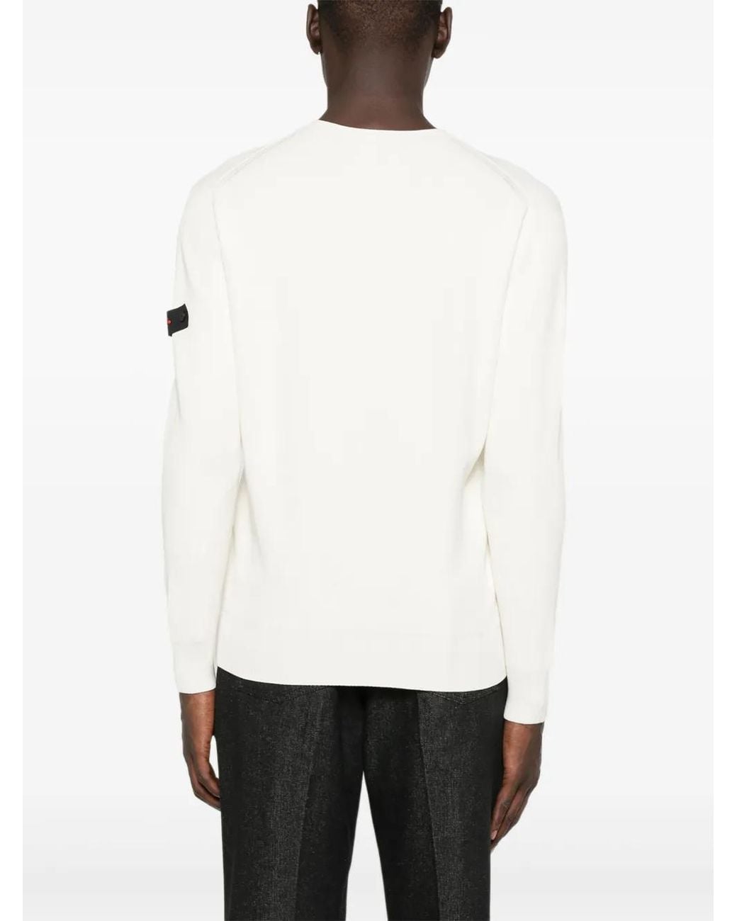 Pull À Patch Logo Peuterey pour homme en coloris White