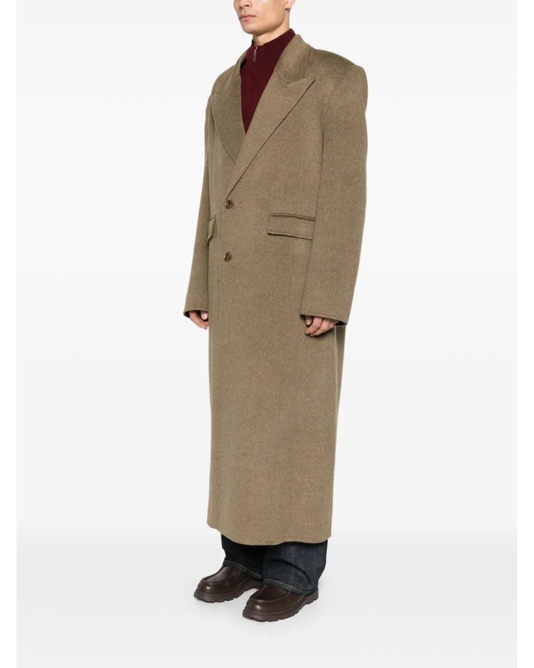 Séfr Natural Tetsu Pocket Single-Breasted Coat for men