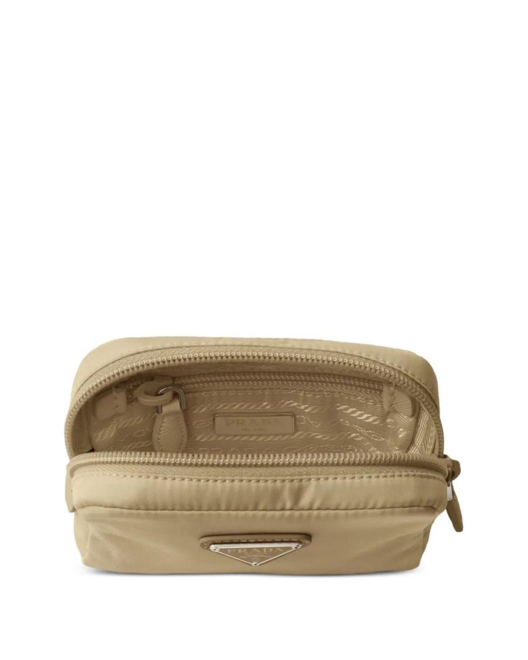 Prada Natural Micro Re-Nylon Pouch