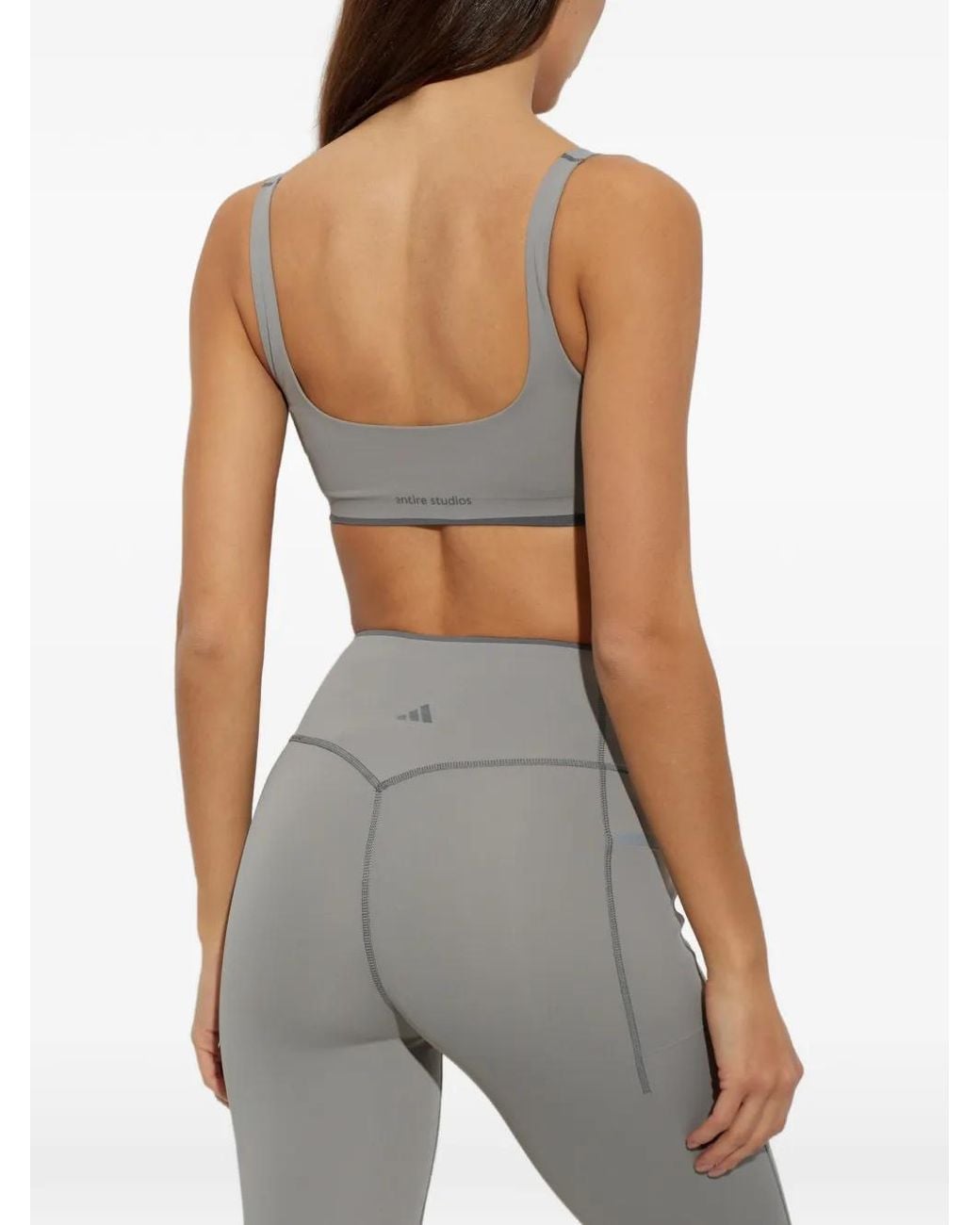 Adidas Gray X Entire Studios Optime Training Low Support Bra