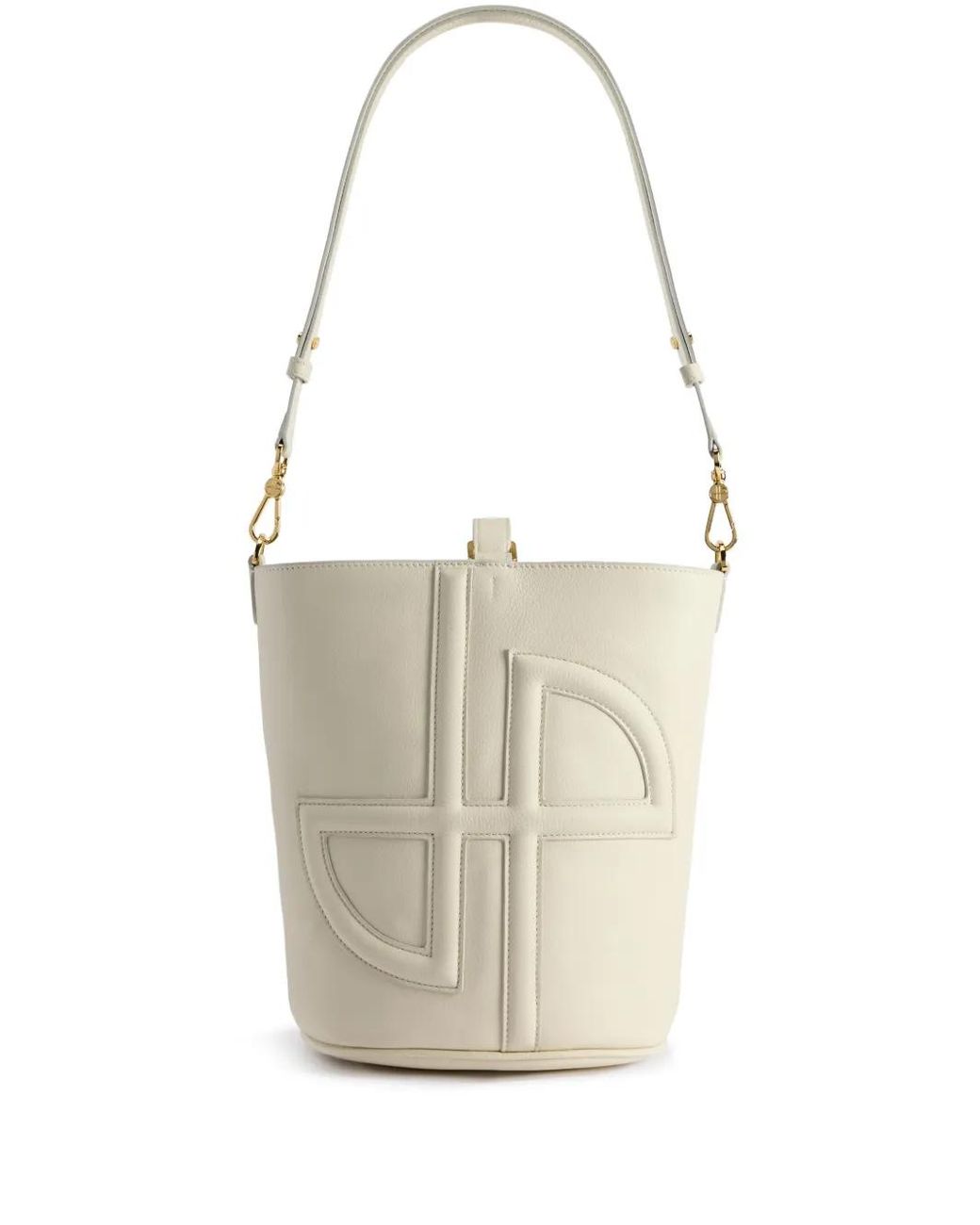 Patou White Medium Jp Bucket Bag
